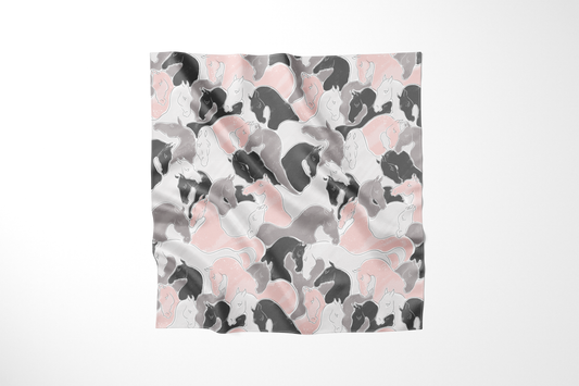 Scarf - Wild Elegance - Blush & Grey