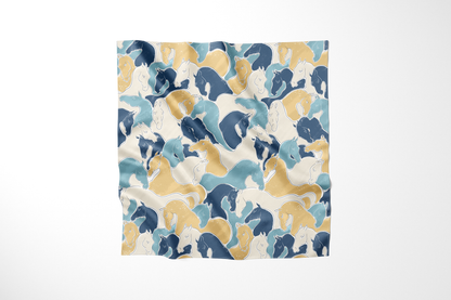 Scarf - Wild Elegance - Sand & Sky