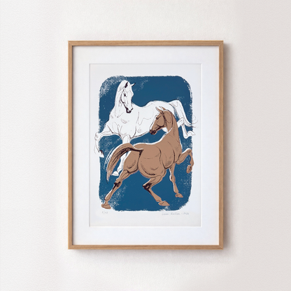 Limited Edition Screen Print - In Tandem I