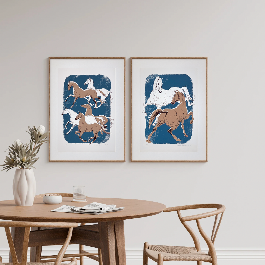 Limited Edition Screen Print - In Tandem I